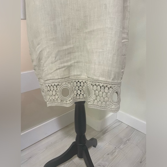 💎 Haris Cotton 100% linen dress SZ Small EUC - Picture 6 of 8